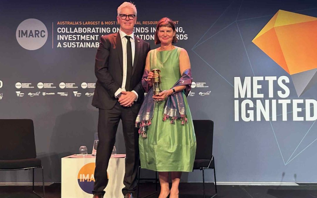 Gekko Systems shines at IMARC: Elizabeth Lewis-Gray honoured with Legend of Mining Award